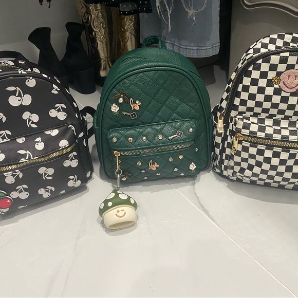 Mini Backpack Bundle Set with Embellishments 🍒🐝 - Picture 1 of 7